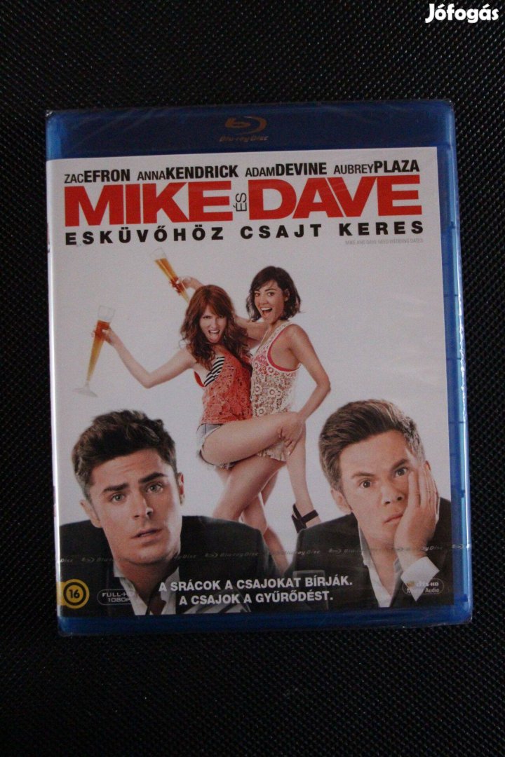 Mike és Dave esküvőhöz csajt keres Blu-Ray film magyar Bontatlan