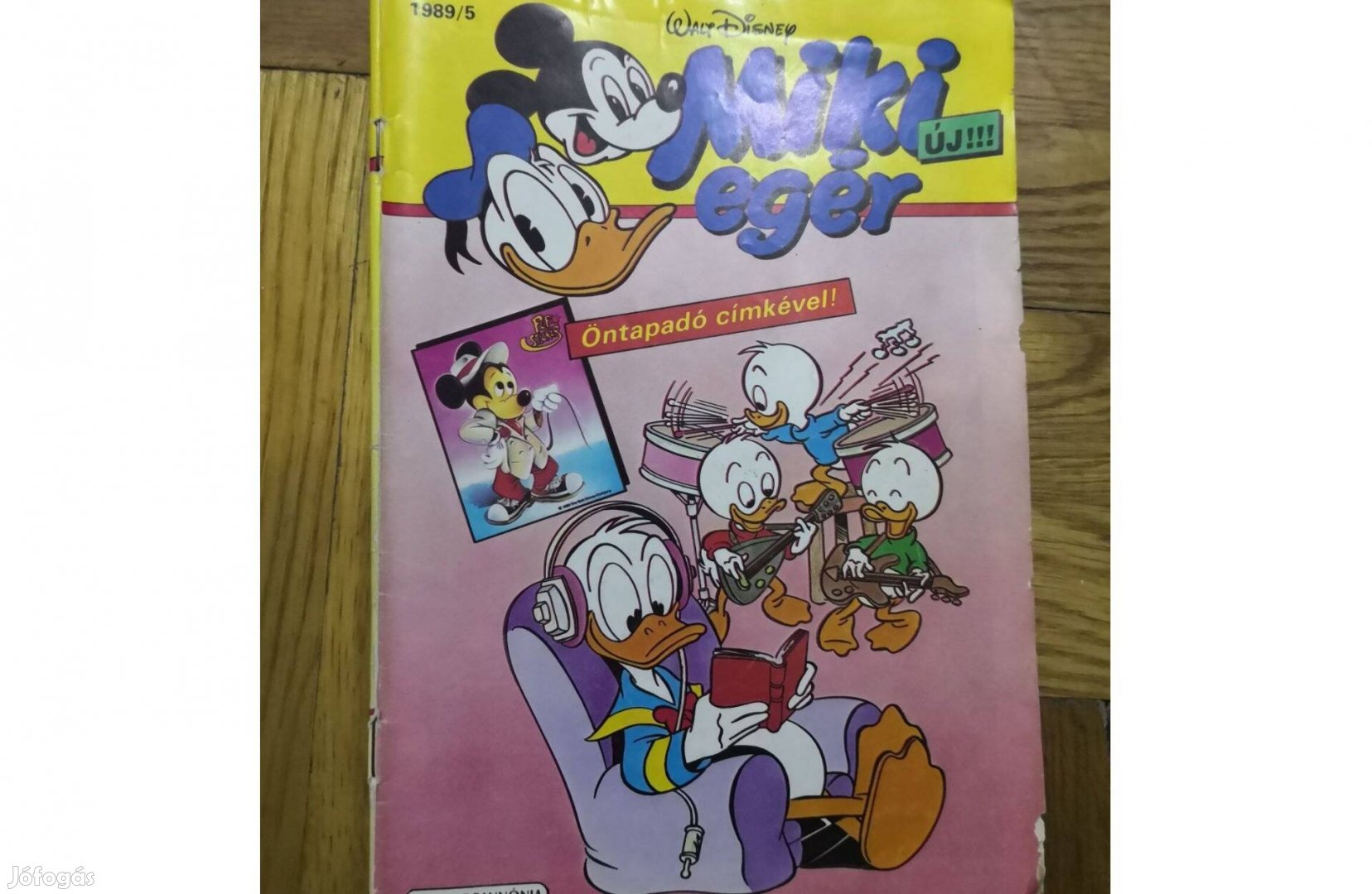 Miki Egér 19895 Színes Képregény az 1980-as évekből