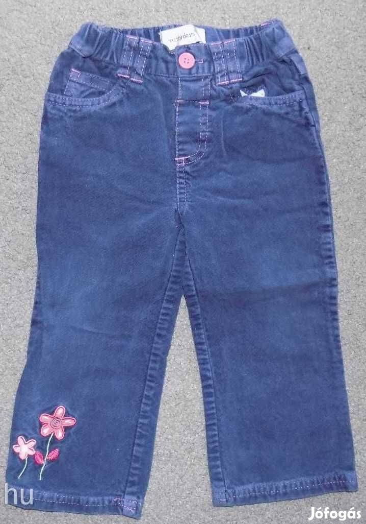 Mikrobársony hímzett nadrág, 80-as