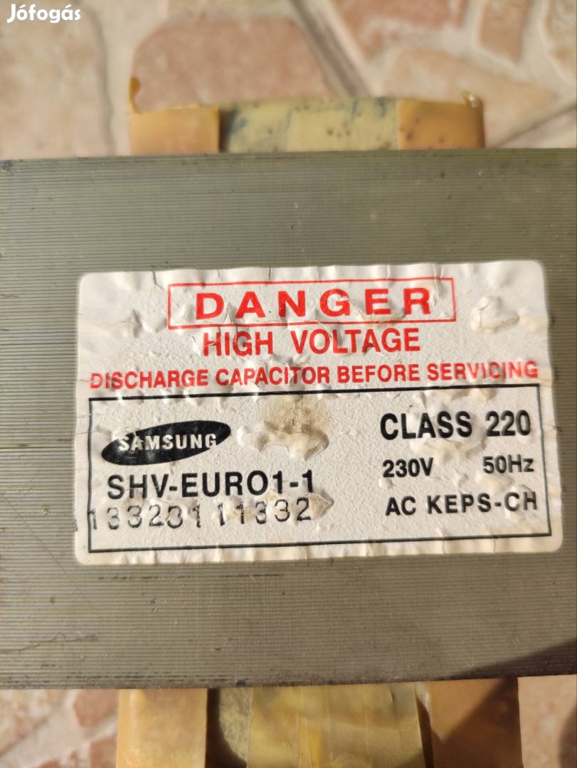 Mikrohullámú trafó eladó