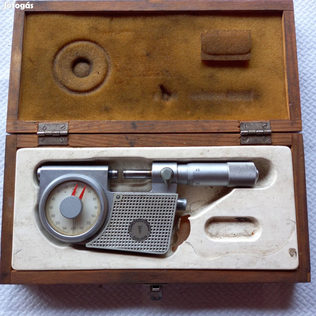 Mikrométer, 0-25 mm-ig