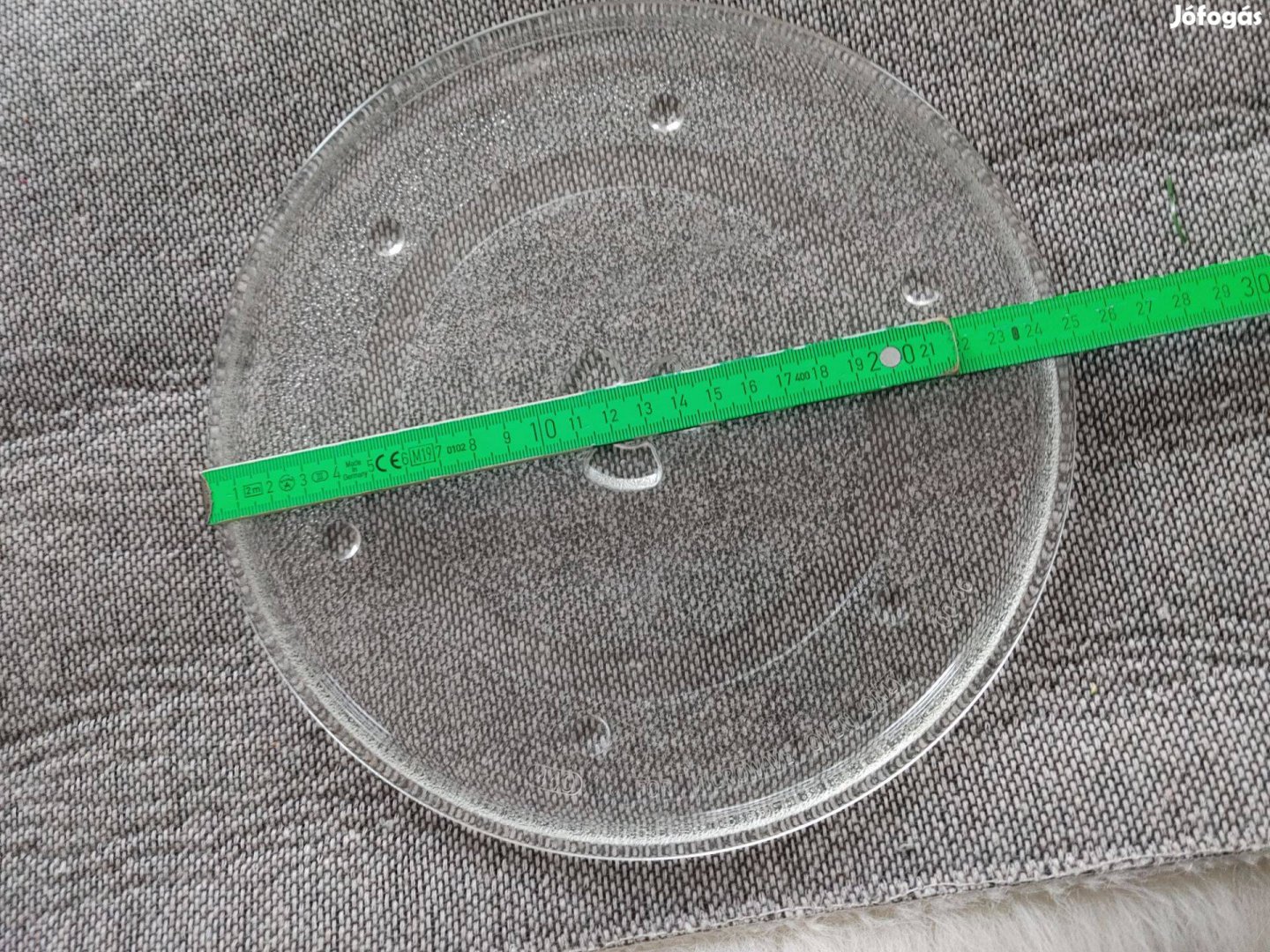 Mikrosütő üvegtányér 24,5