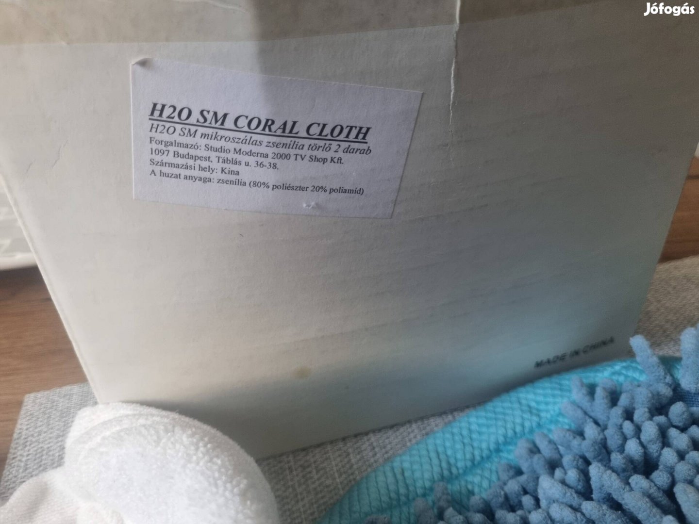 Mikroszálas felmosófejre való törlő