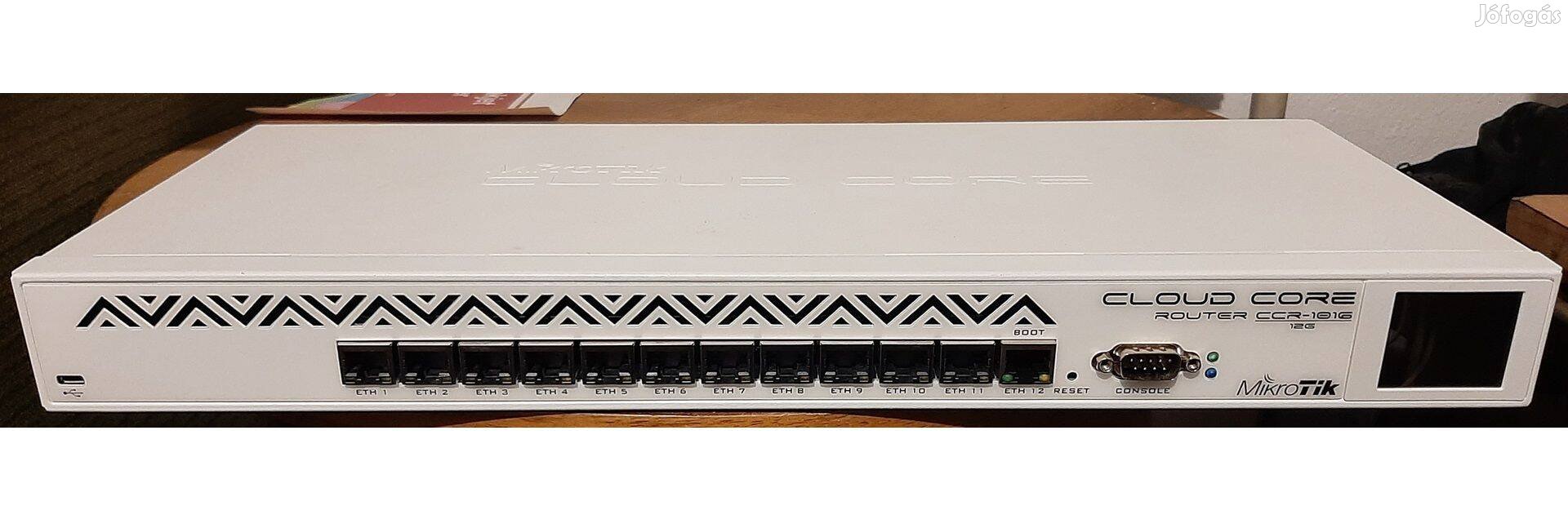 Mikrotik CCR1016-12G router (használt)