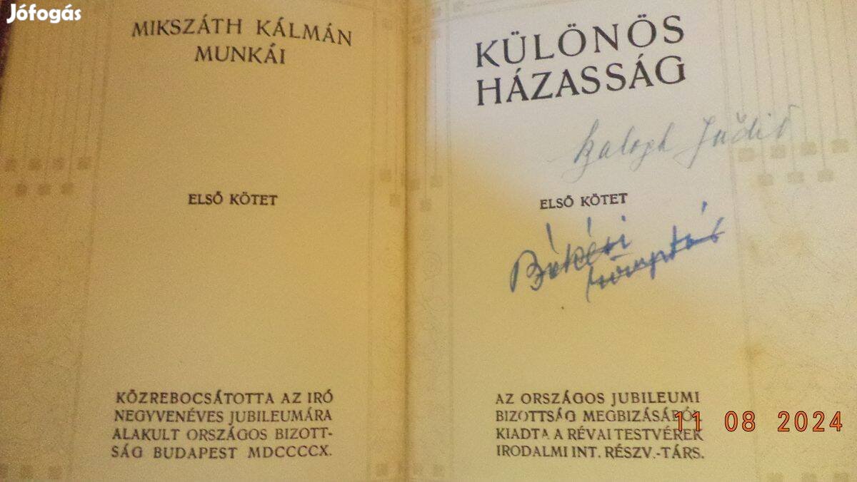 Mikszáth Kálmán Különös házasság