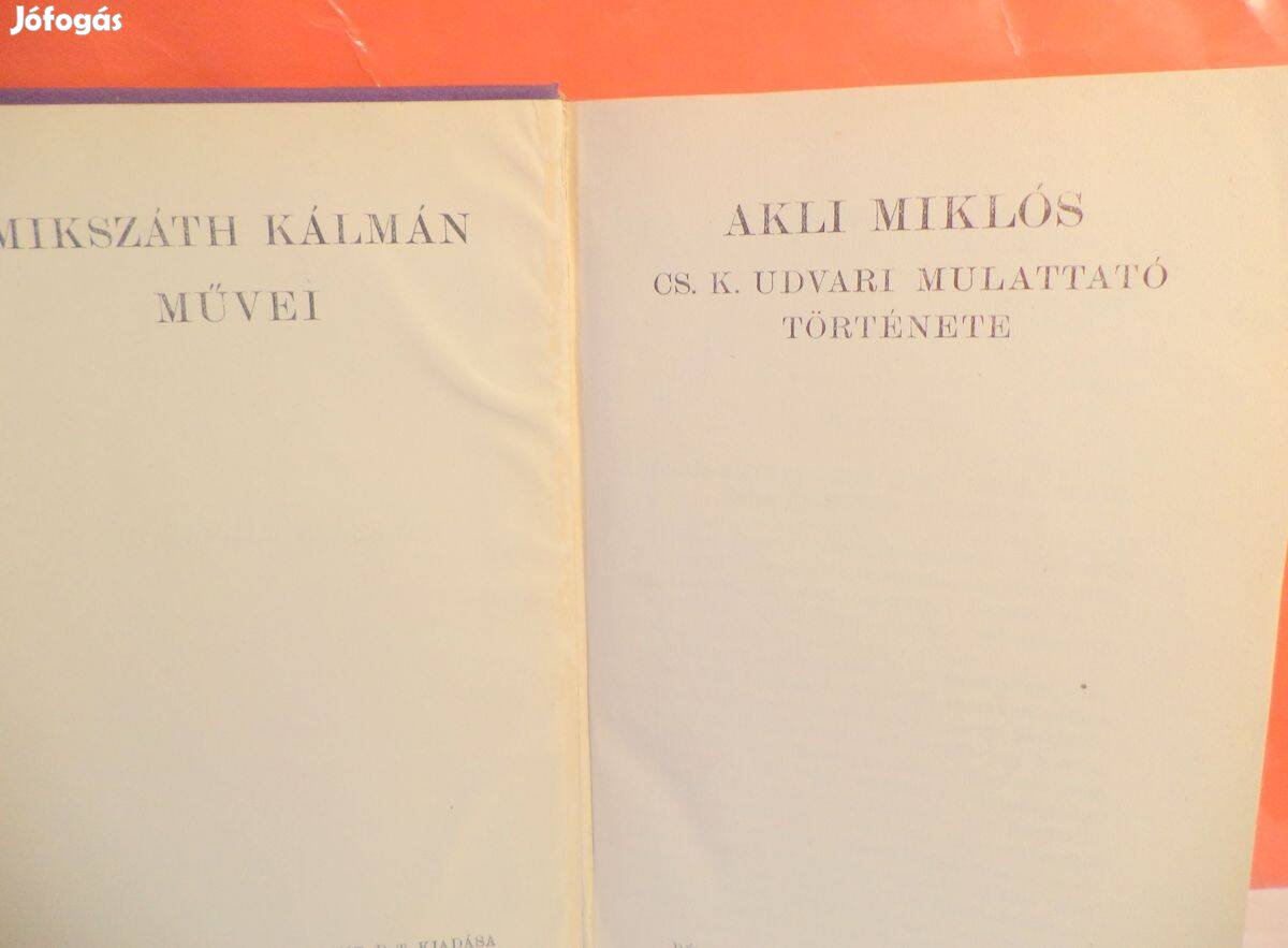 Mikszáth Kálmán: Akli Miklós