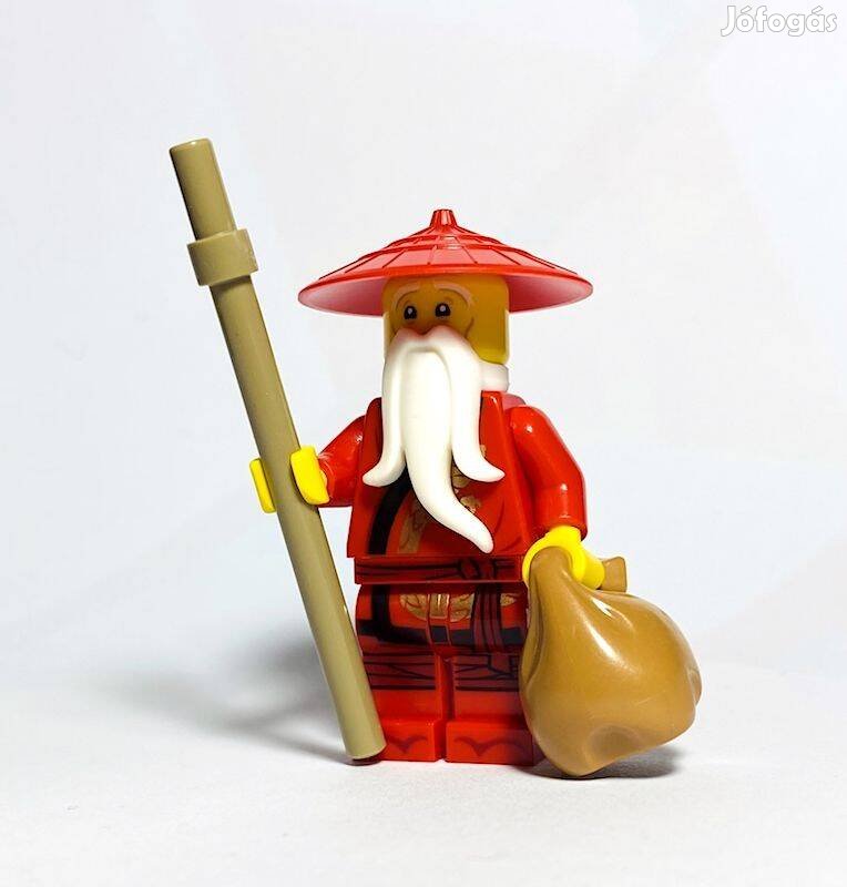 Mikulás Sensei Wu Eredeti LEGO egyedi minifigura - Ninjago - Új