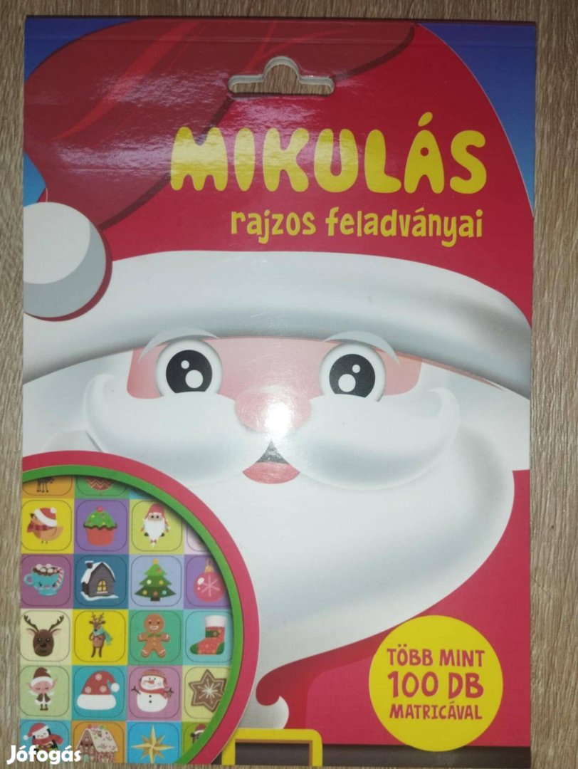 Mikulás rajzos feladványai. Foglalkoztató füzet