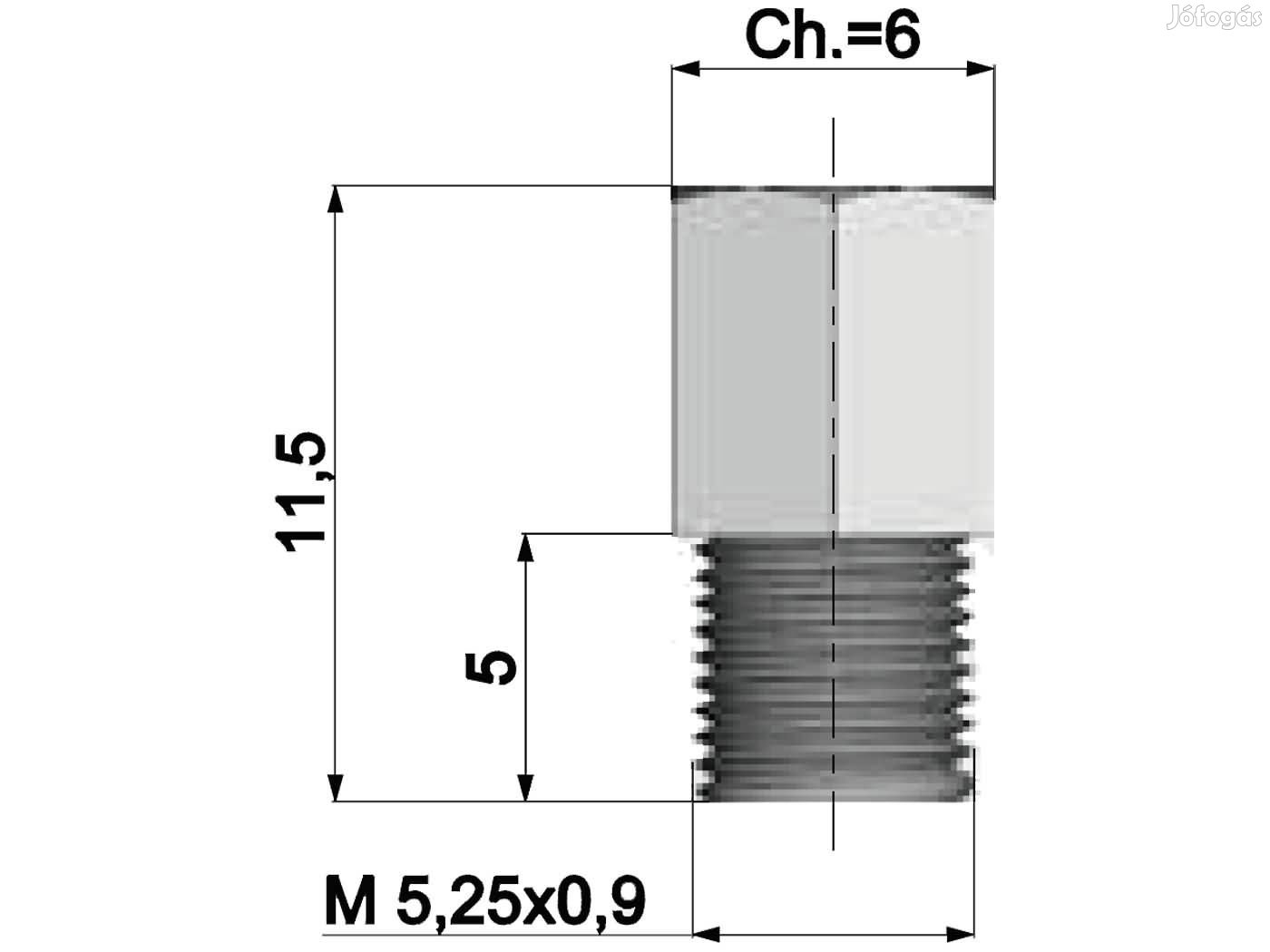 Mikuni karburátor főfúvóka - 105