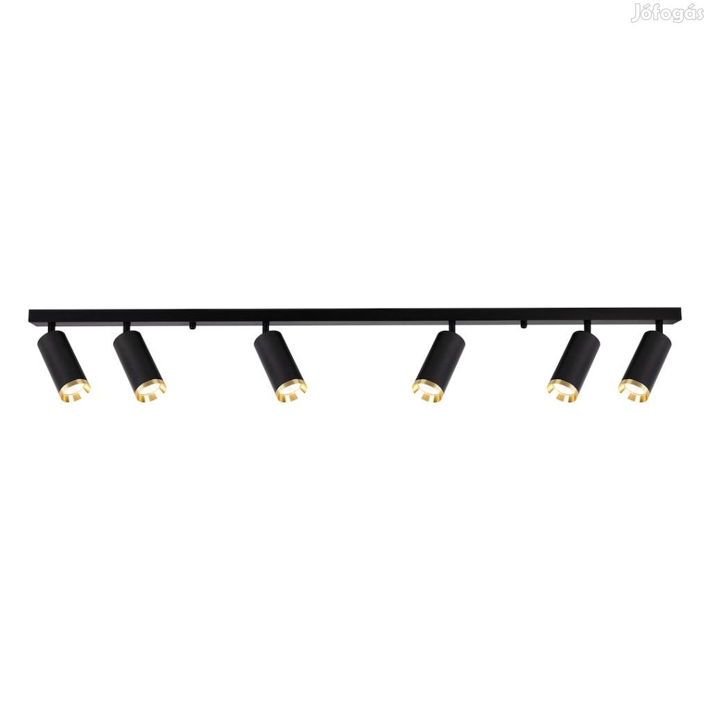 Milagro Mica feketearany mennyezetifali spotlámpa 6xGU10