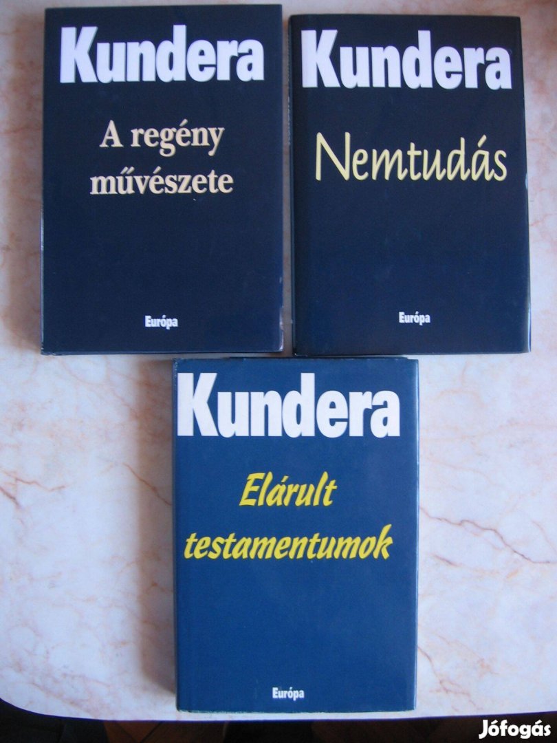 Milan Kundera könyvei (regény)