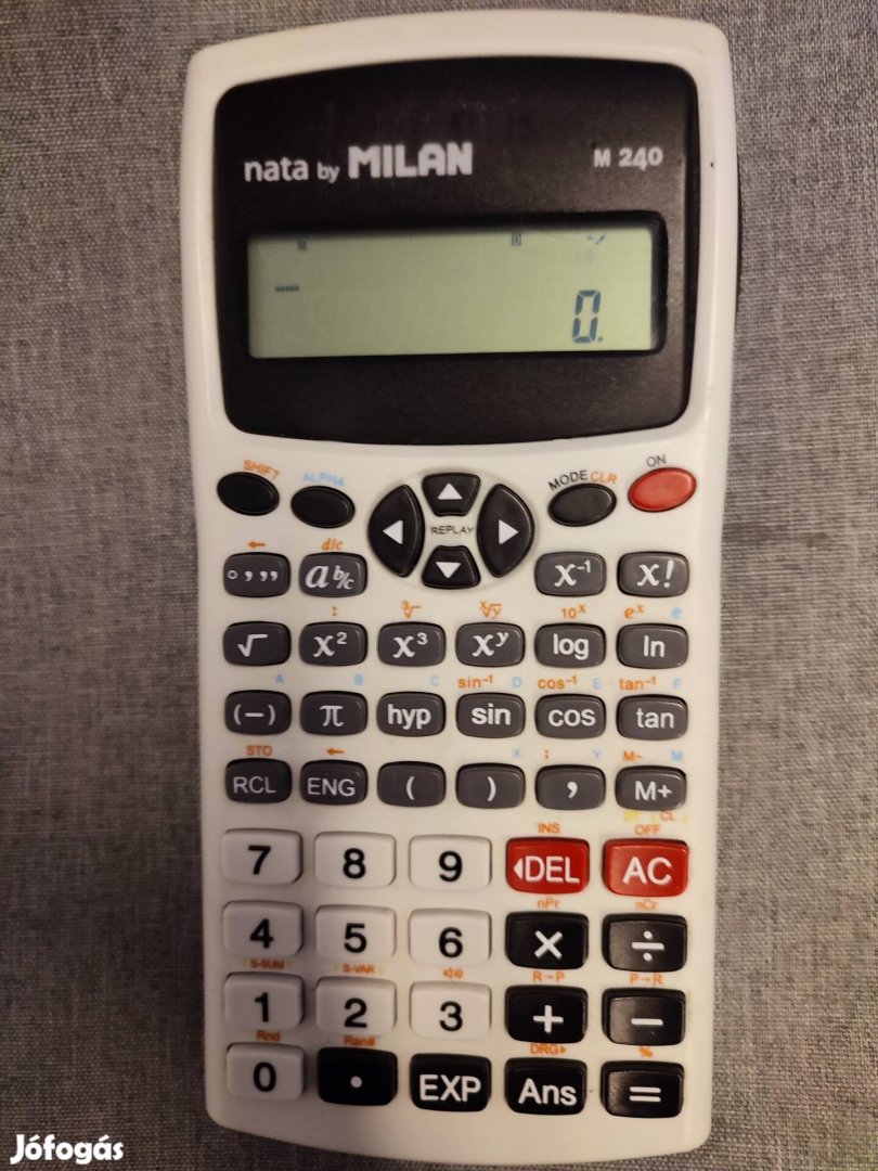 Milan M240 tudományos számológép 2 soros kijelző 240