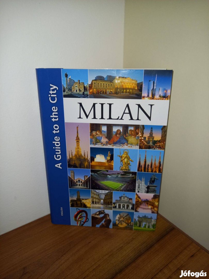 Milánó Milan útikönyv angolul könyv