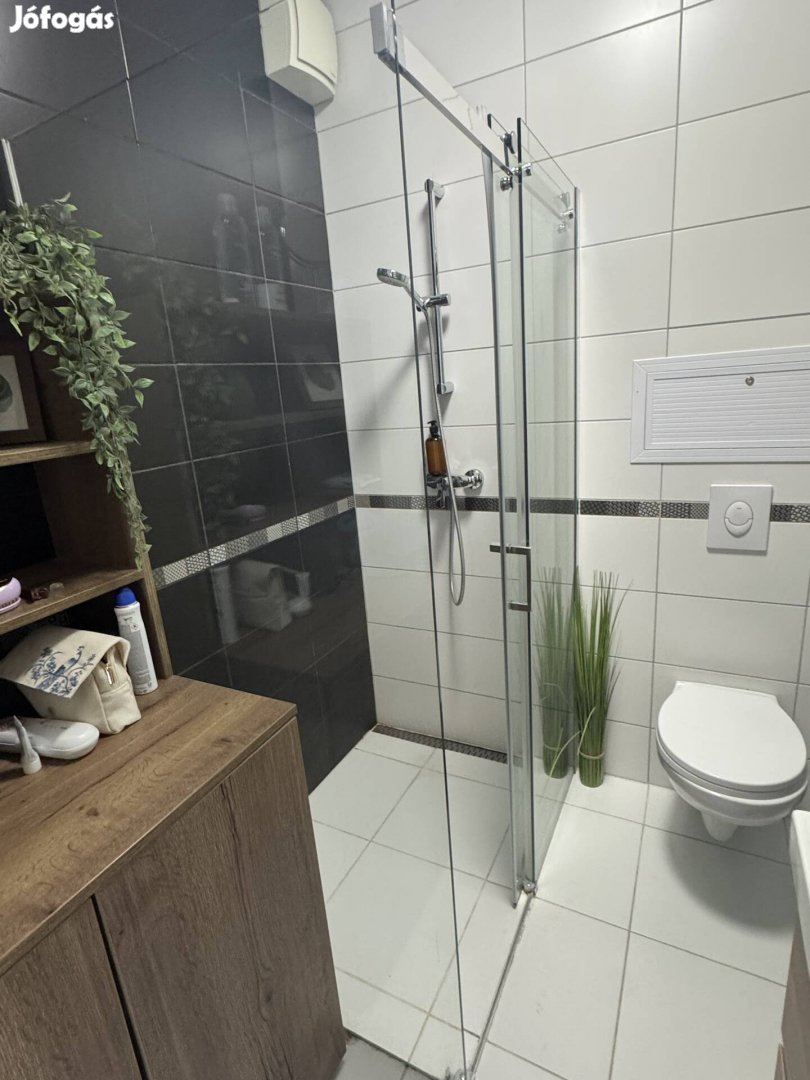 Milano Duo zuhanykabin 90x120, 195cm, 8mm, Nano