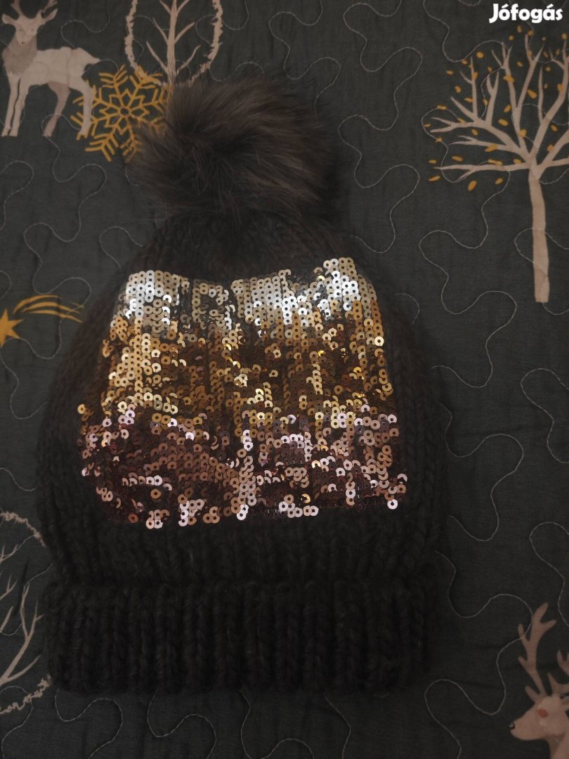 Milanóban vásárolt új puha meleg téli sapka különlegesség