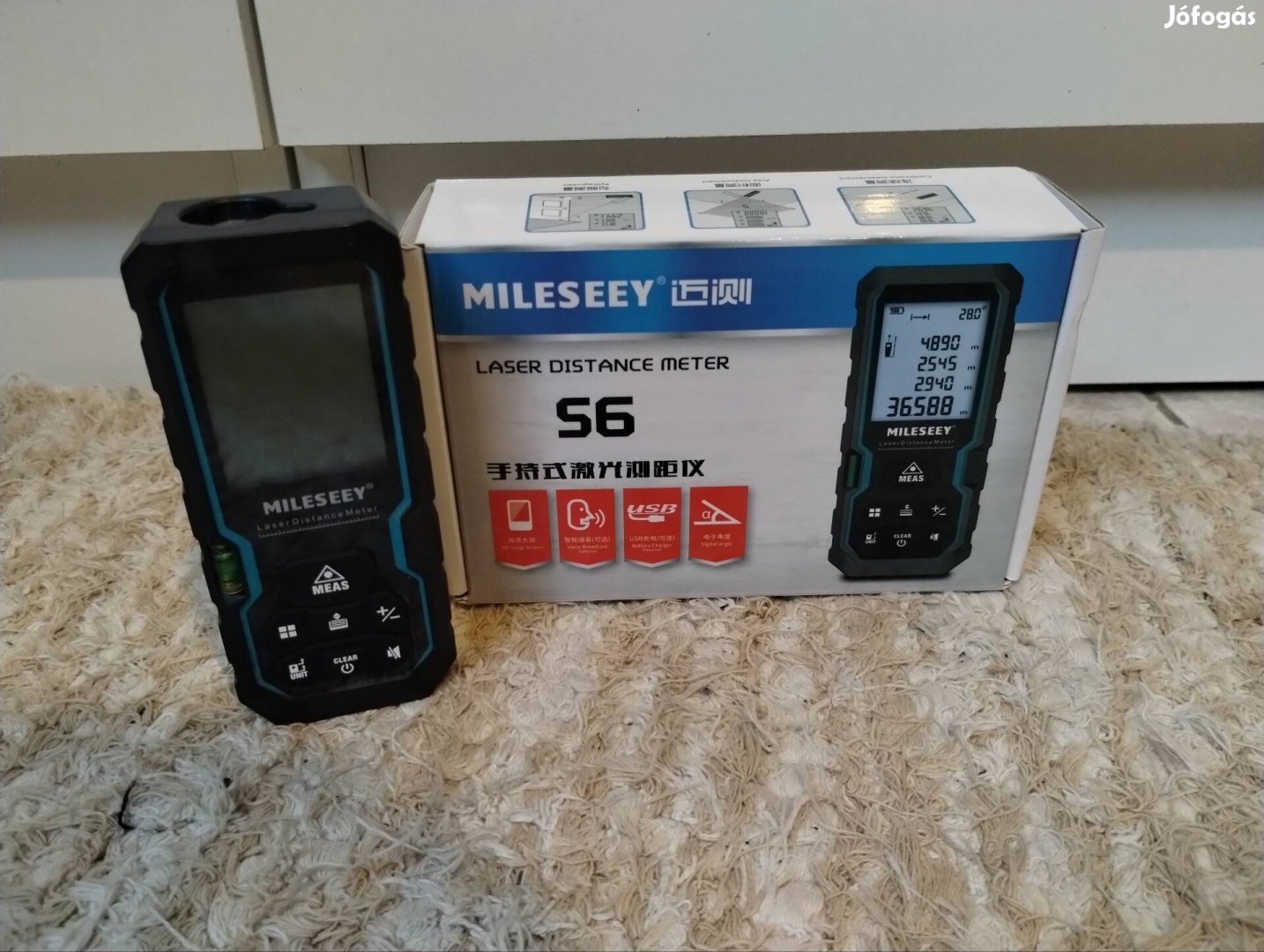 Mileseey S6 lézeres távolságmérő új
