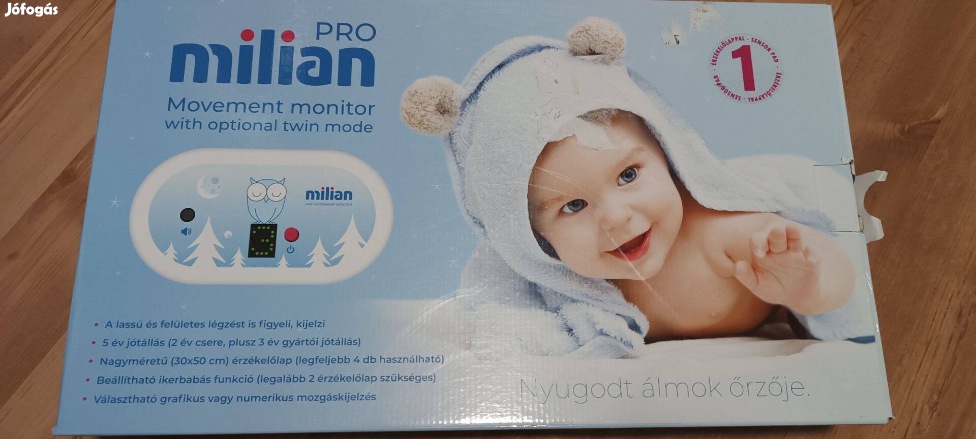 Milian Pro 1 lapos légzésfigyelő