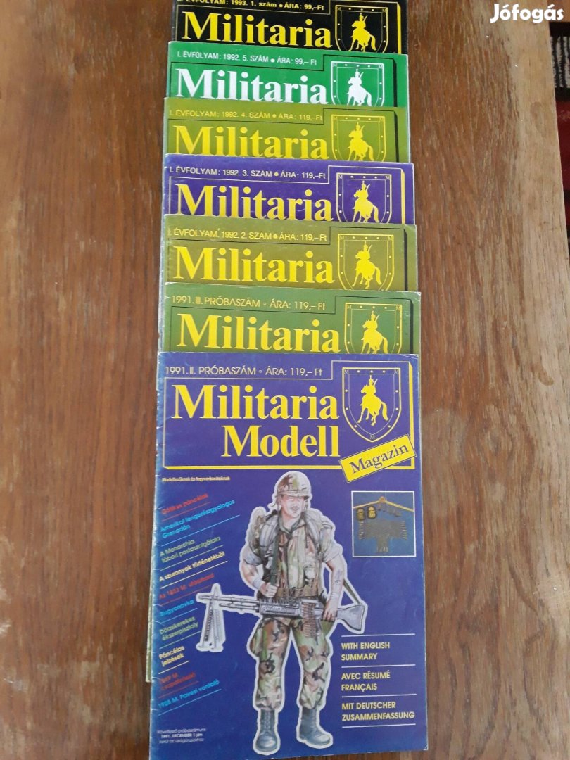 Militaria modell(7db) magazin