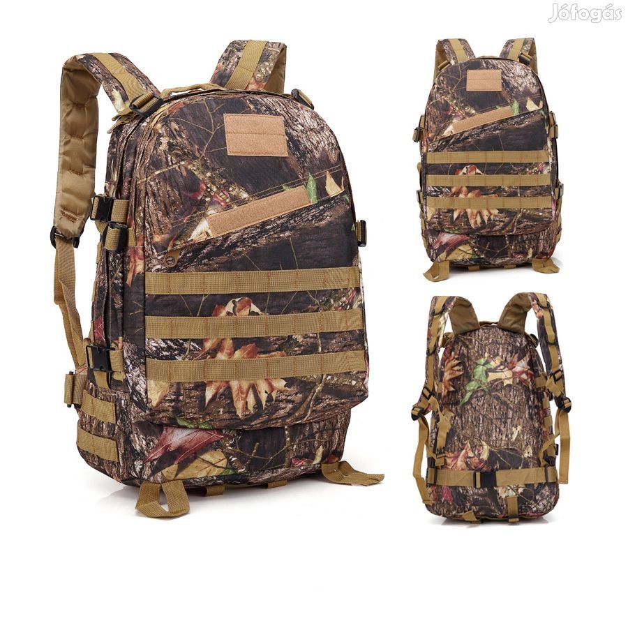 Military hátizsák, túrahátizsák, hátitáska juharlevél terepmintás
