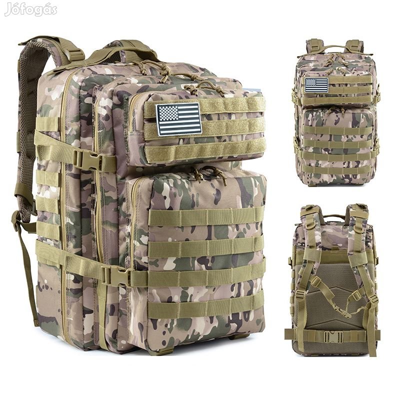 Military hátizsák, túrahátizsák, hátitáska terepmintás (BL090-CP)