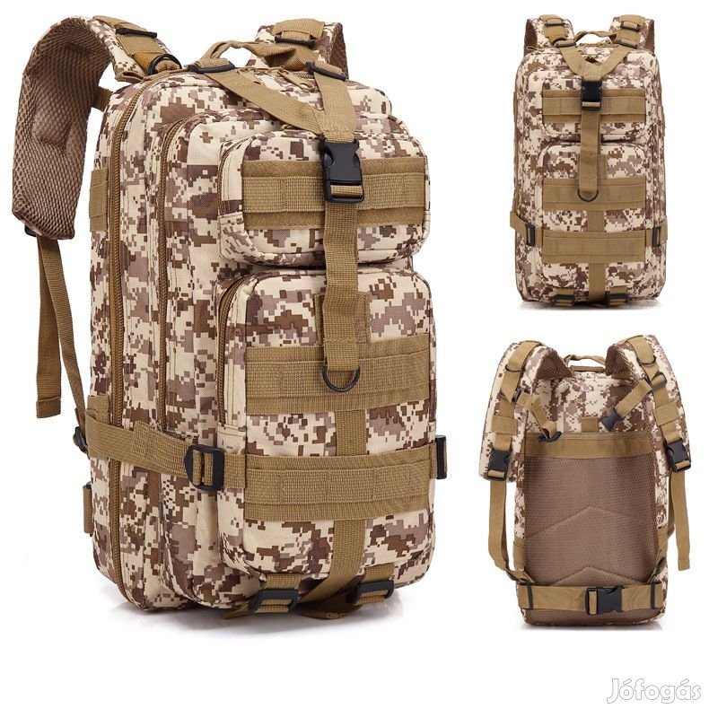 Military hátizsák, túrahátizsák, hátitáska terepmintás katonai