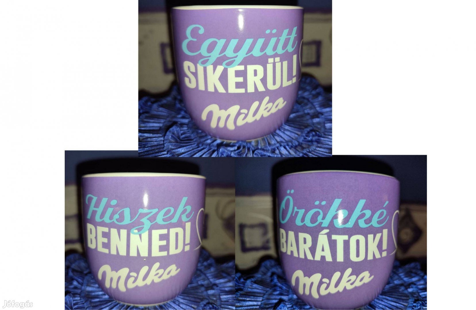 Milka lila bögre (3 fajta)