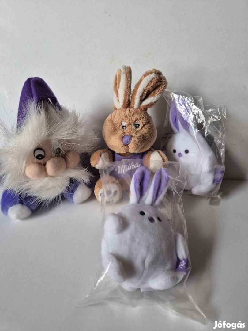 Milka plüss nyuszik