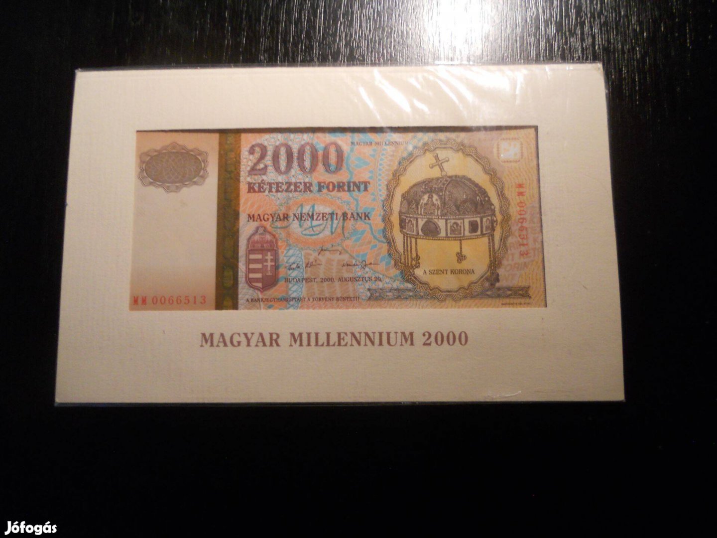 Milleneumi aranycsikos 2000 forintos eladó