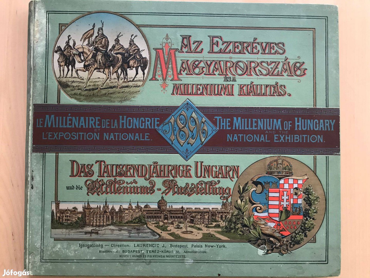 Milleniumi kiállítás - Az ezeréves Magyarország. Eredeti, Ritka (1896)