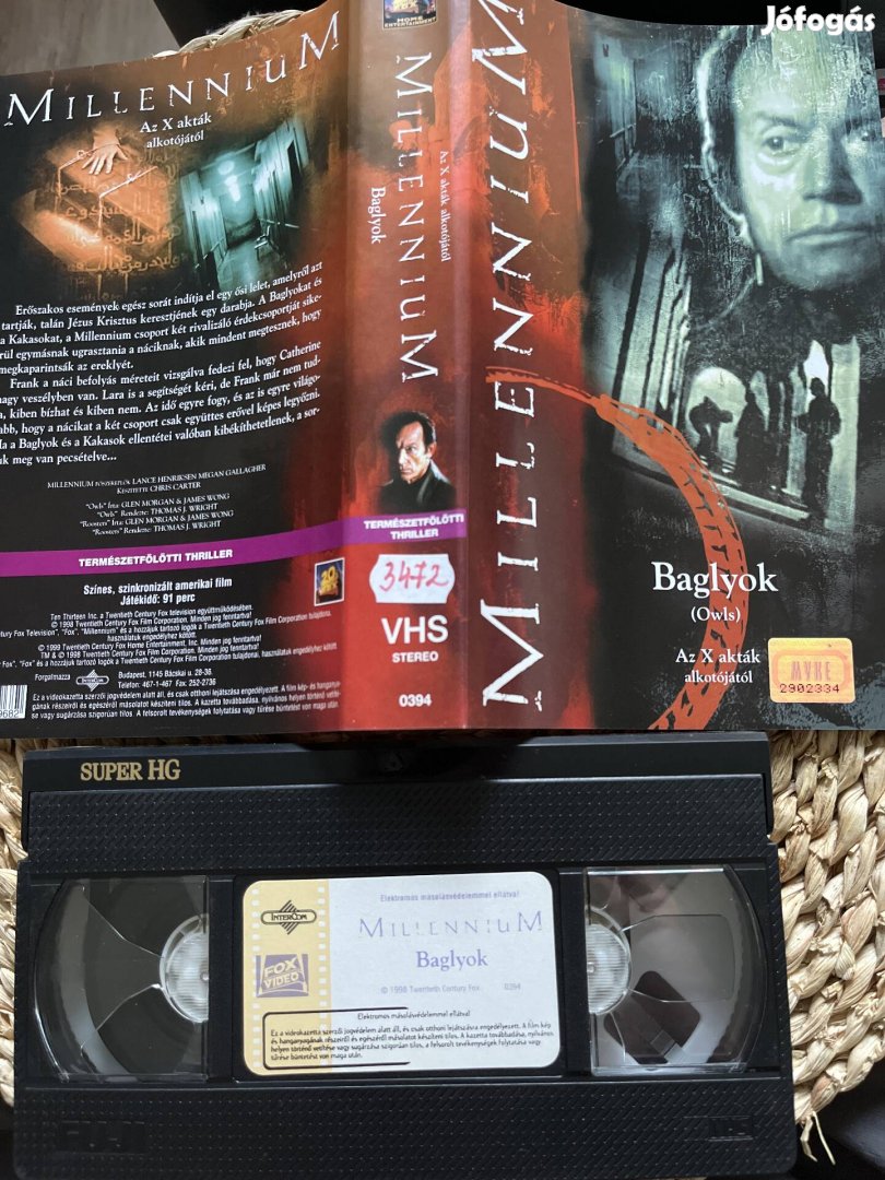 Millennium baglyok vhs