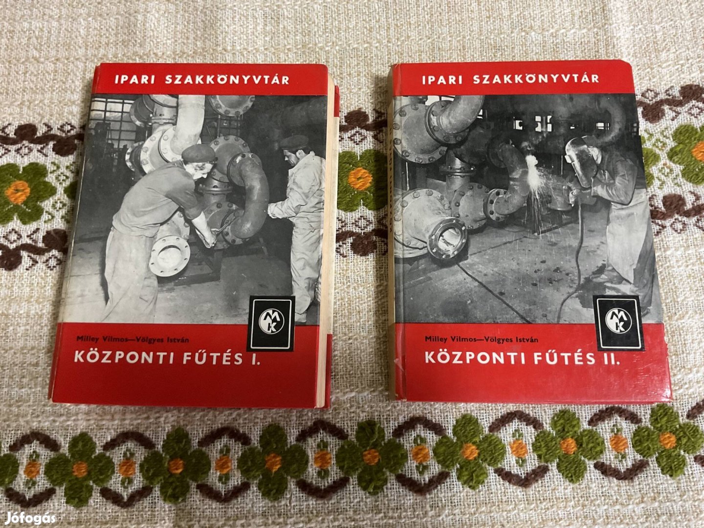 Milley Vilmos-Völgyes István Központi fűtés ipari szakkönyv 1-2