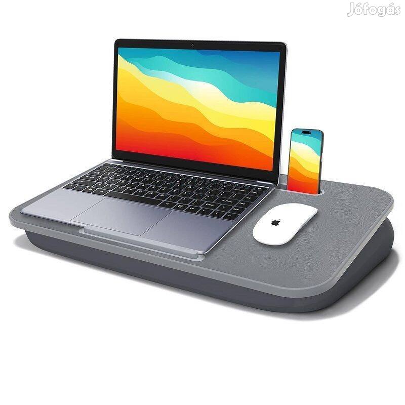 Millhome hordozható laptoptartó, formálható párnával, tablet tartóval,