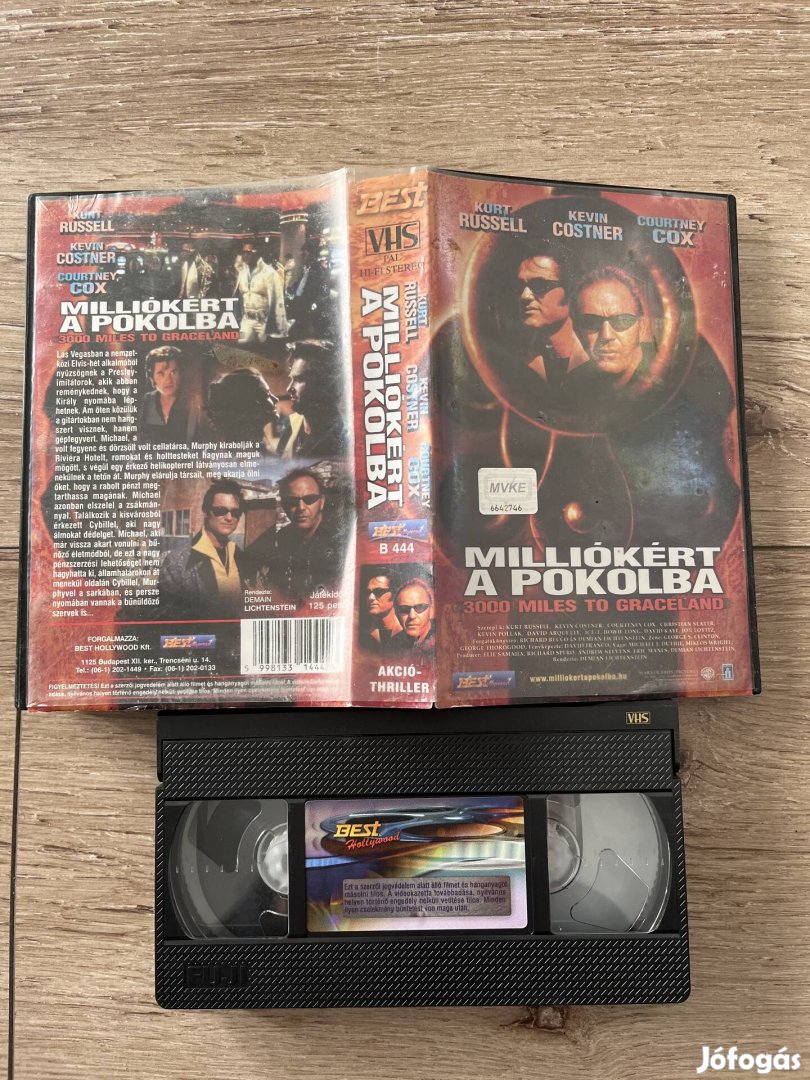 Milliókért a pokolba vhs 