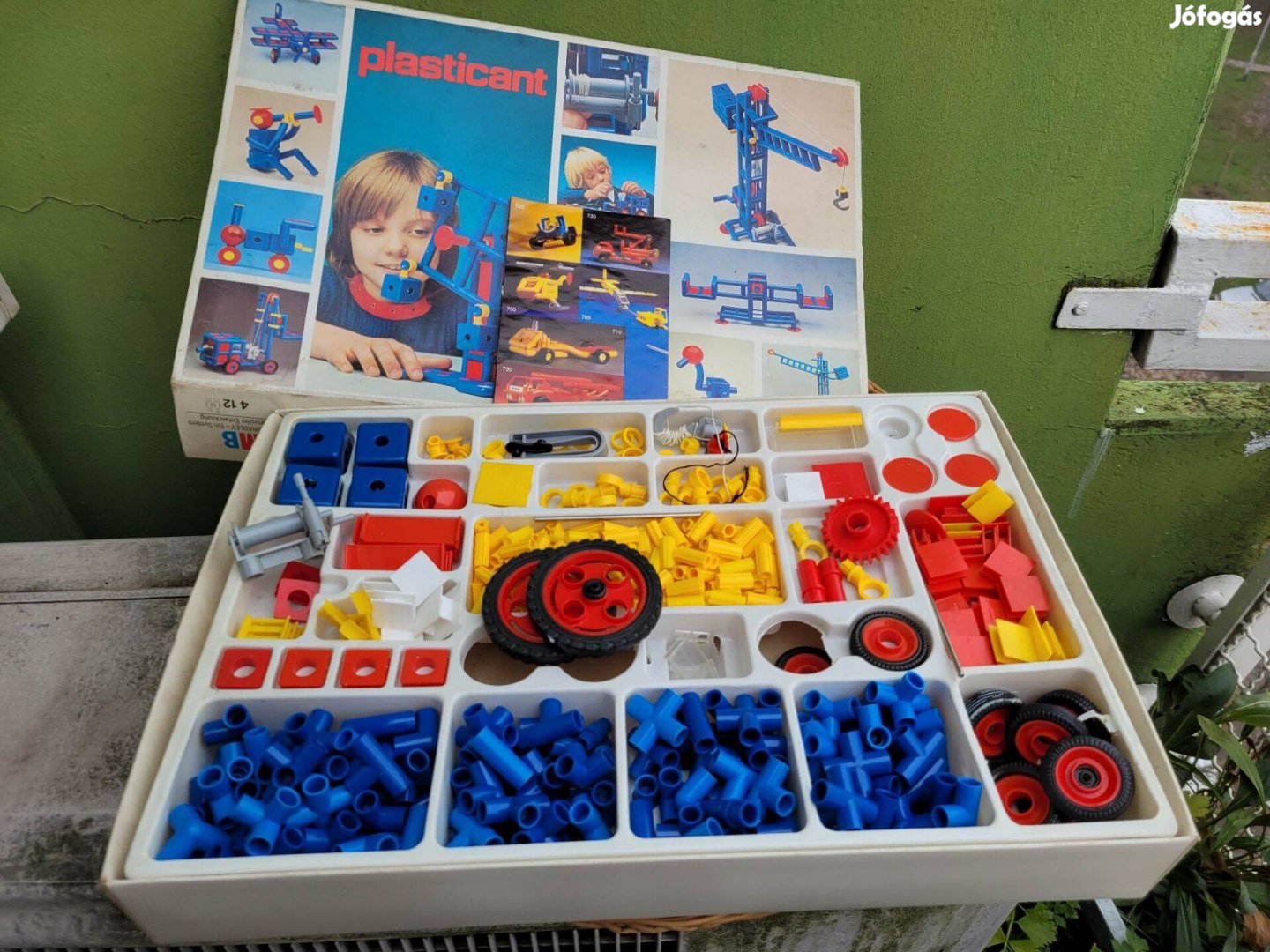 Milton Bradley - MB - Műanyag - 040 - Retro - Gyermek építőjáték