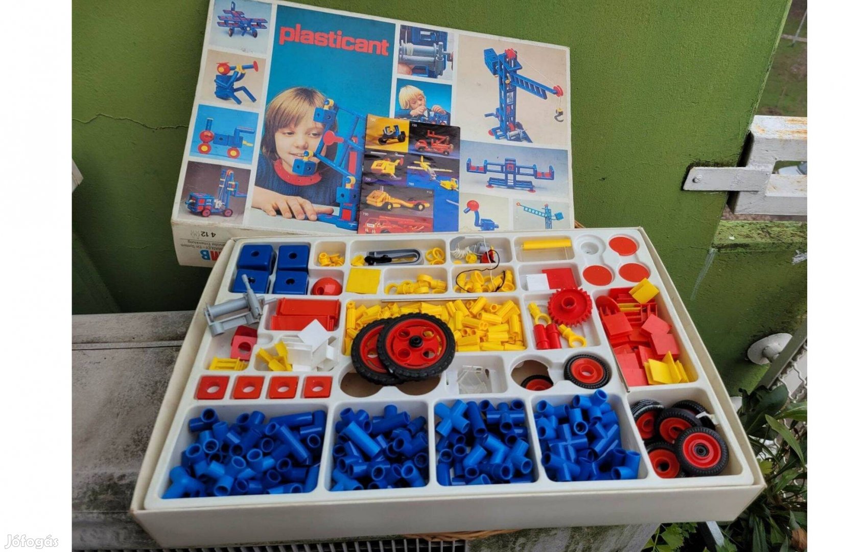 Milton Bradley - MB - Műanyag - 040 - Retro - Gyermek építőjáték