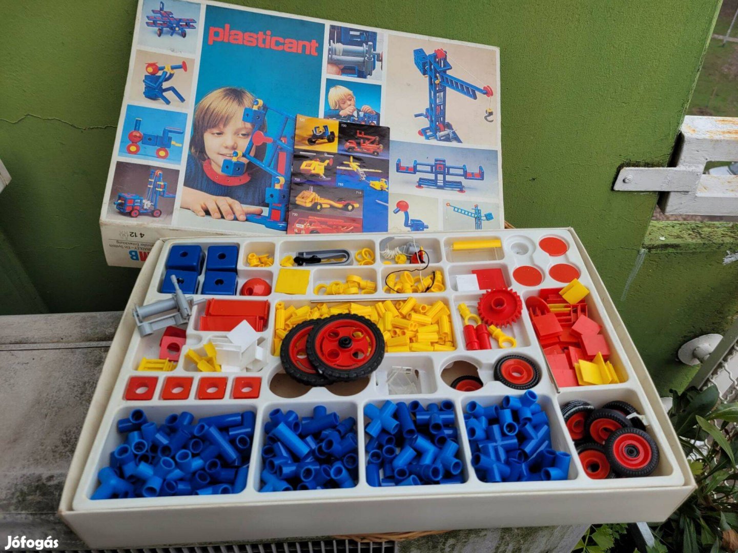 Milton Bradley - MB - Műanyag - 040 - Retro - Gyermek építőjáték