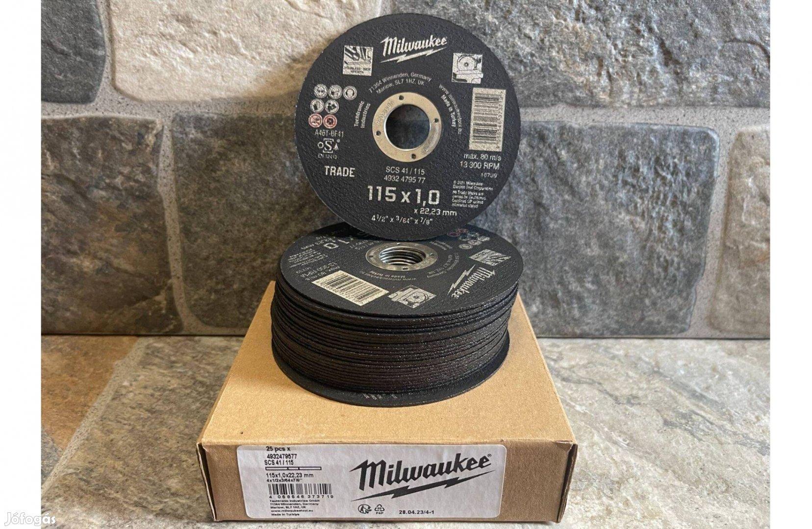 Milwaukee 115x1mm Sarokcsiszoló vágókorong