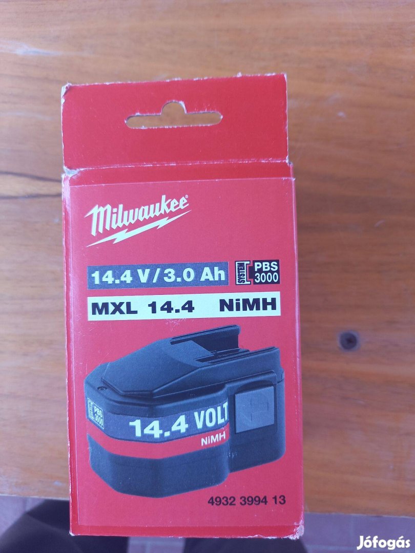 Milwaukee 14.4V 3.0Ah NiMh akksi