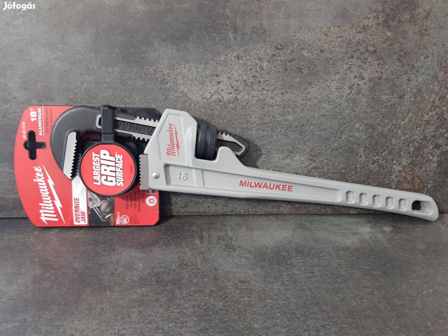 Milwaukee 18" Alumínium csőkulcs csőfogó 450mm