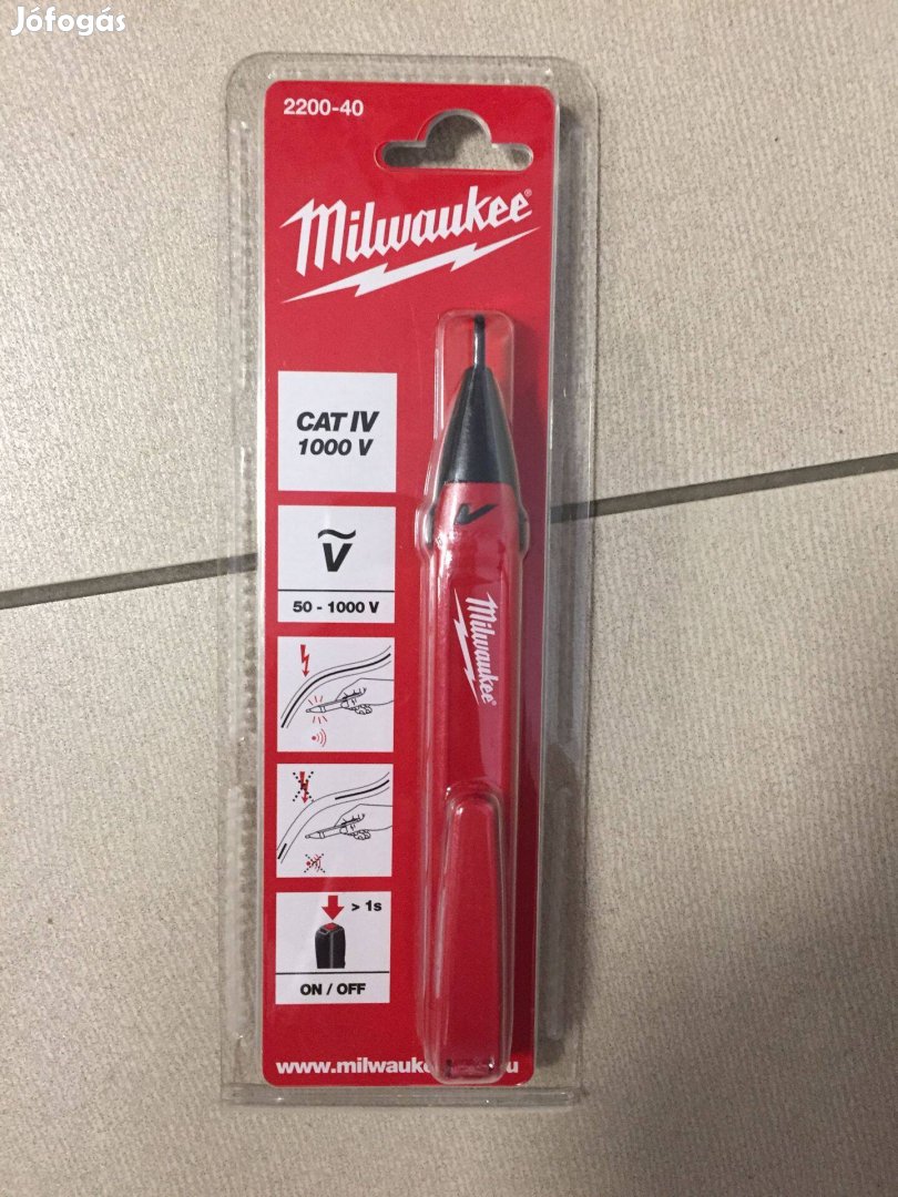 Milwaukee 2200-40 Fázisellenörző, fáziskereső ceruza 50-1000V