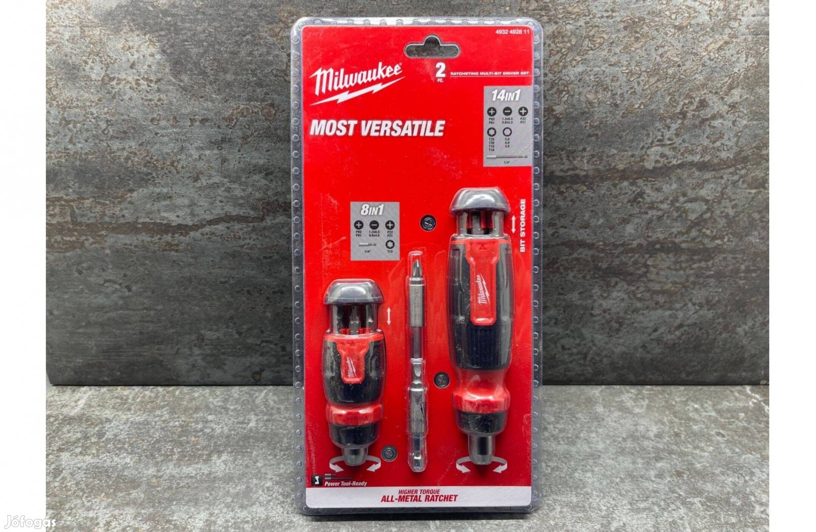 Milwaukee 2 részes Racsnis csavarhúzó készlet - 4932492811