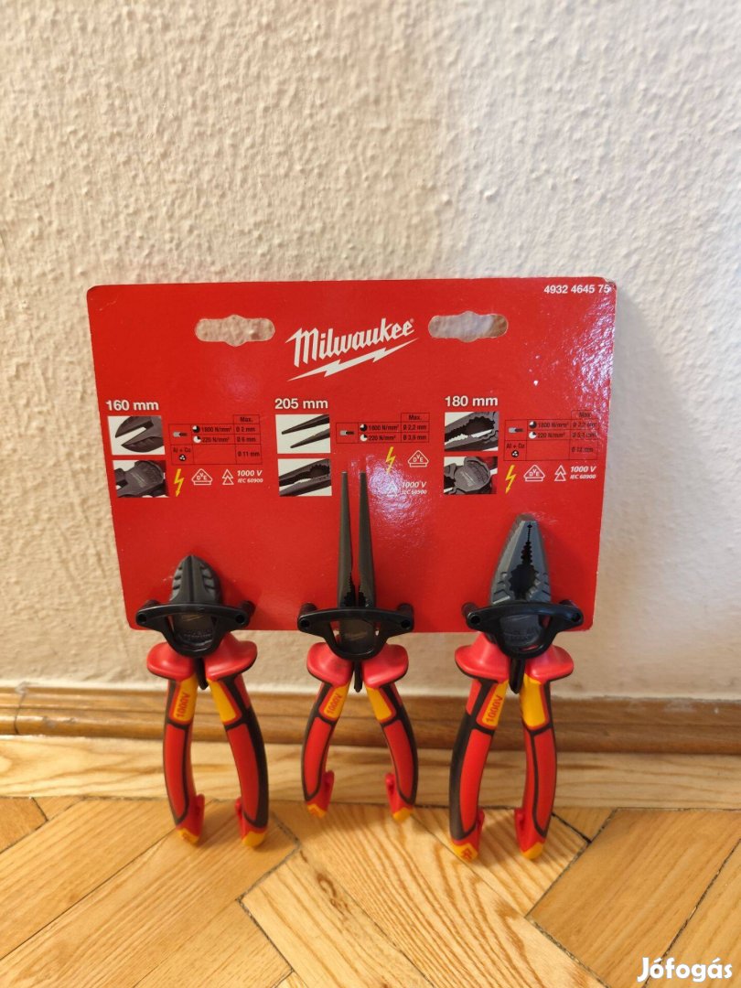 Milwaukee 3 részes fogó készlet - Bontatlan