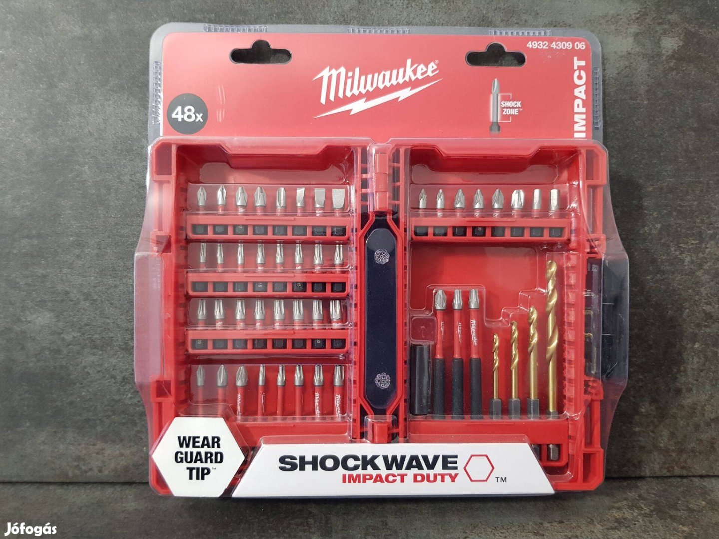 Milwaukee 48 részes bit és fúrószár készlet bitkészlet