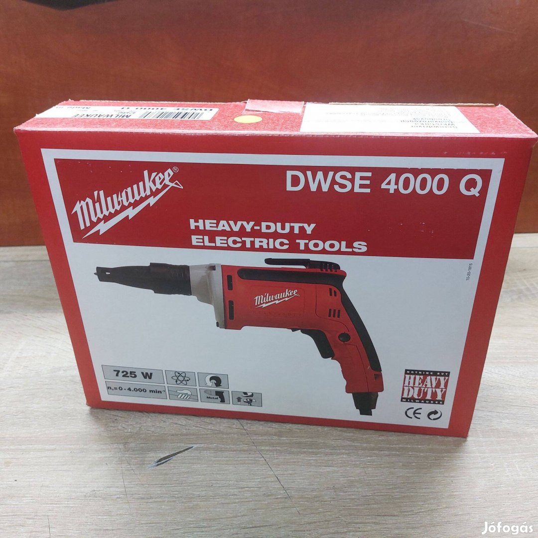 Milwaukee Dwse 4000 Q 725W gipszkarton csavarozó