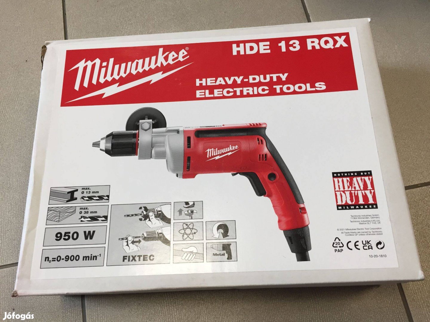 Milwaukee Hde13Rqx Fúrógép 950W