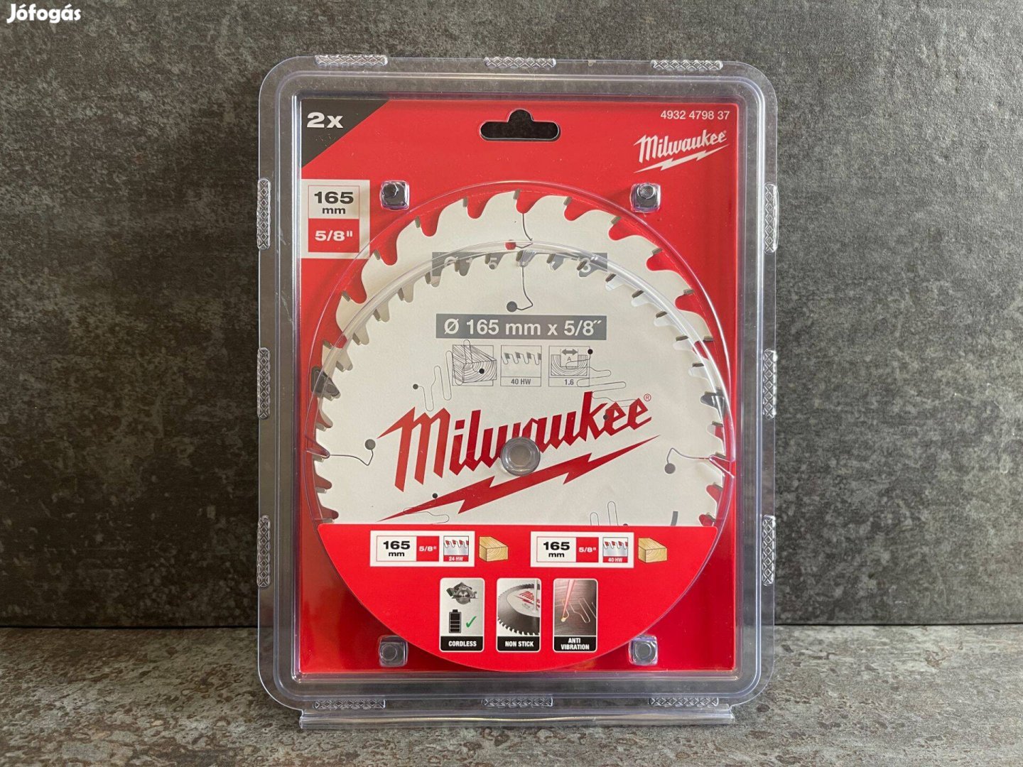 Milwaukee Körfűrészlap készlet 165x24T/40T - 2db