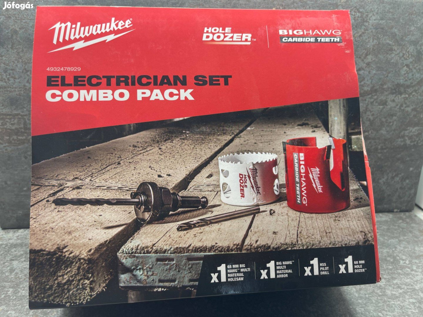 Milwaukee Körkivágó Lyukfűrész készlet Villanyszerelőknek - 4932478929