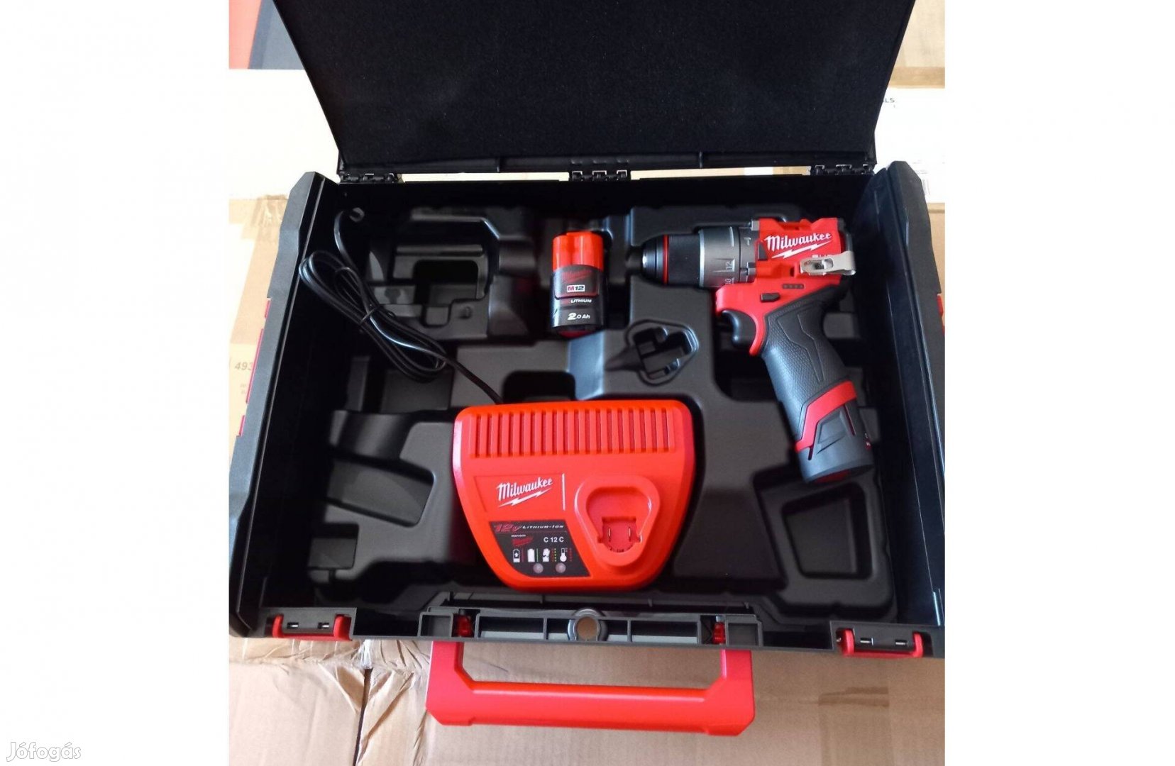 Milwaukee M12FPD2-202X ütvefúró csavarozó szett