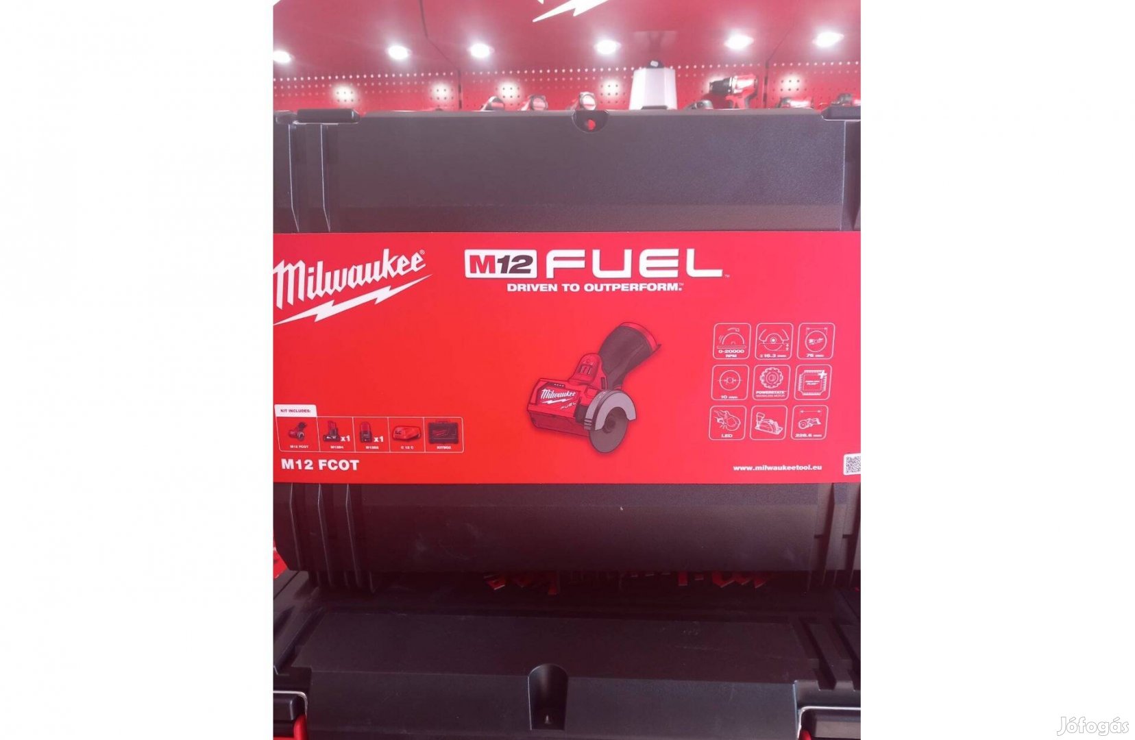 Milwaukee M12Fcot-422X 76 mm-es vágó szett