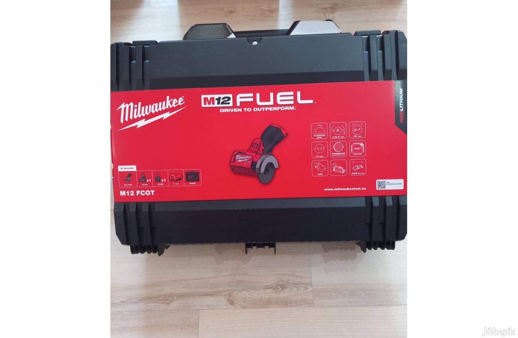 Milwaukee M12Fcot-422X 76 mm es vágó szett